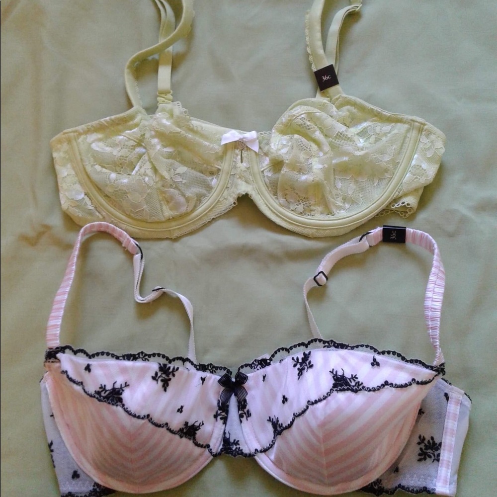 VS Pink bras 36C